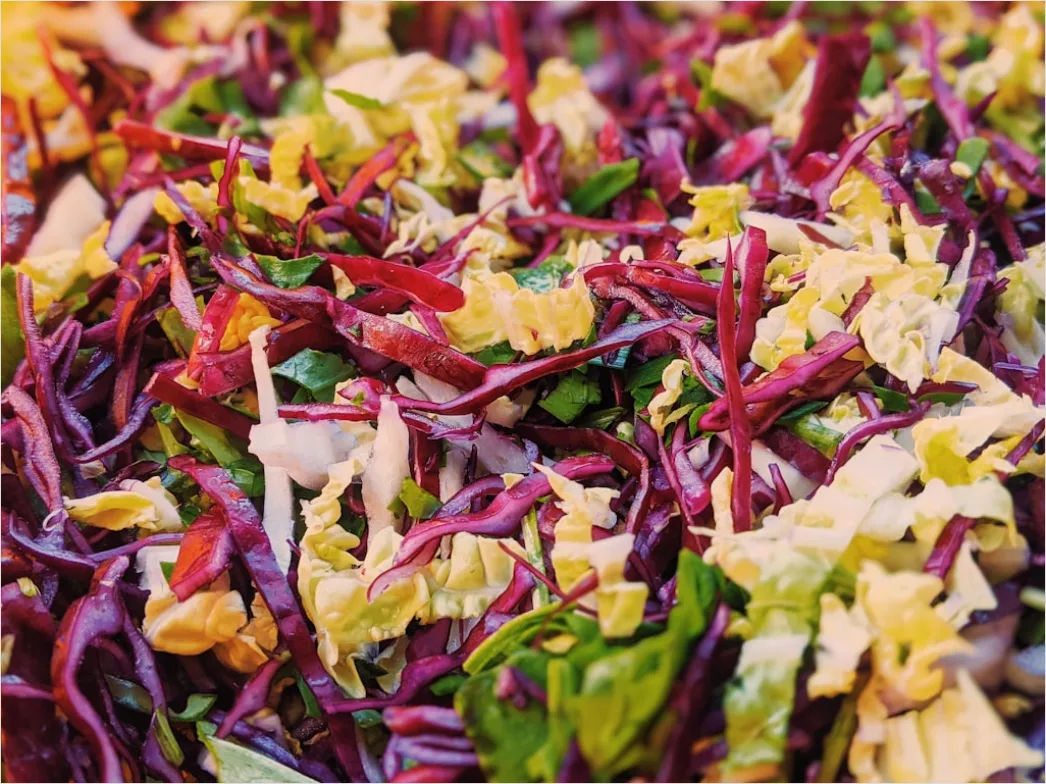 Detail Rote Beete Salat Teller Nahaufnahme Bunt Number 3