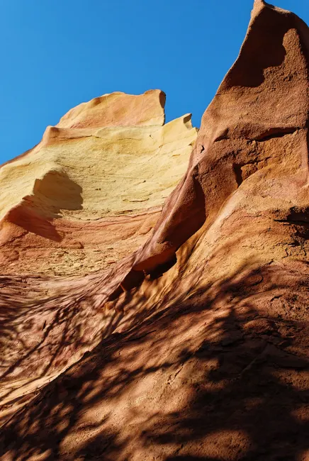 Sandstein Formation Rot Blauer Himmel 0263