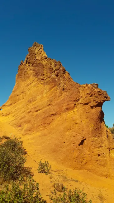 Detail Sandstein Formation Rot Blauer Himmel Number 3