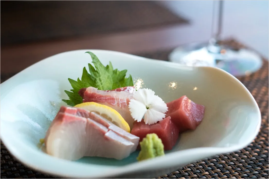 Detail Sashimi Teller Nahaufnahme Frisch Elegant Number 11