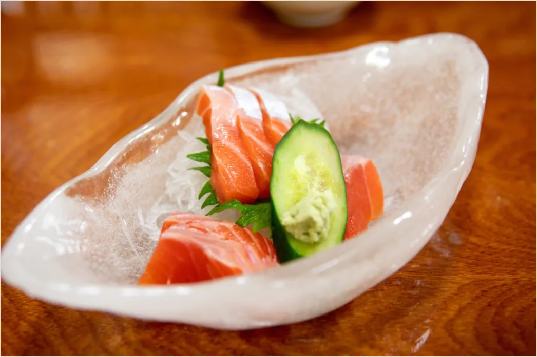 Detail Sashimi Teller Nahaufnahme Frisch Elegant Number 18