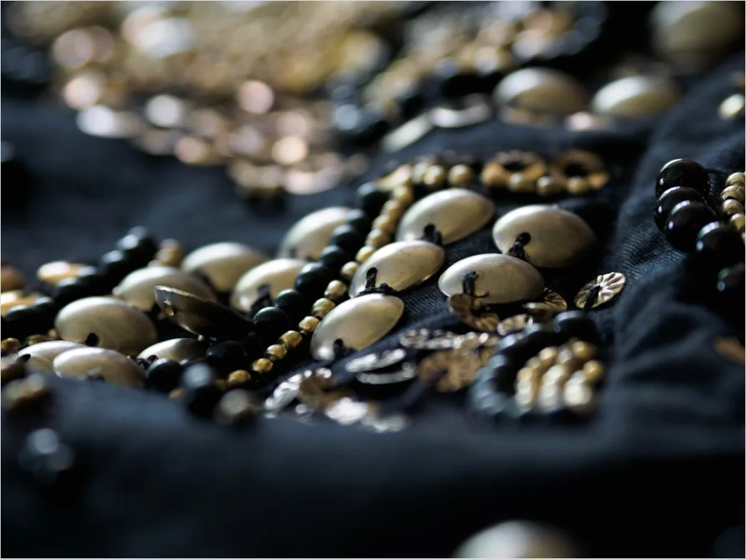 Detail Schmuck Auf Samt Makro Nahaufnahme Number 19