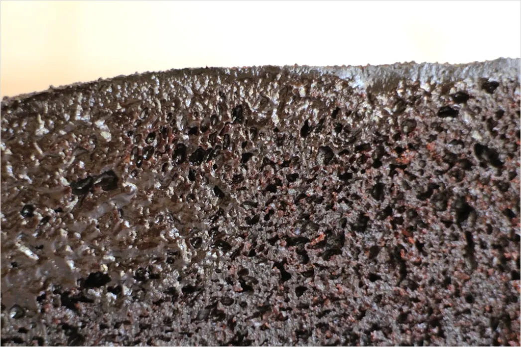 Detail Schokoladenkuchen Stück Teller Nahaufnahme Number 20