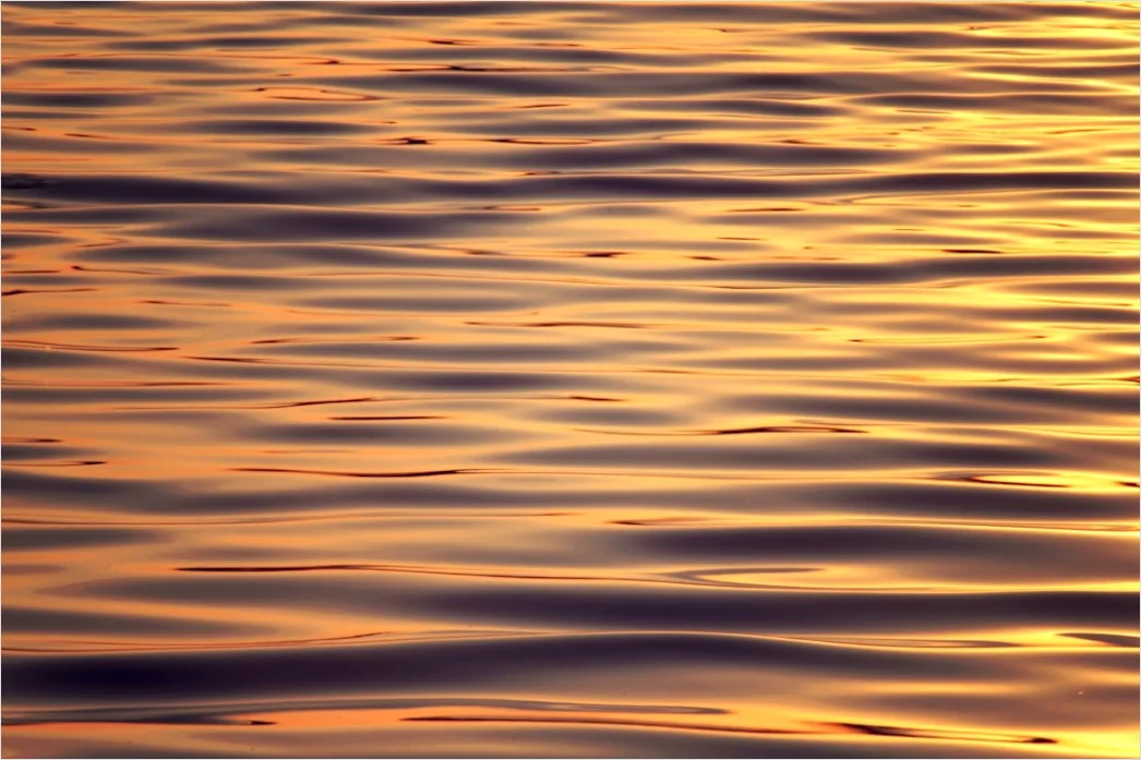 See Sonnenuntergang Golden Hour Spiegelung 0296