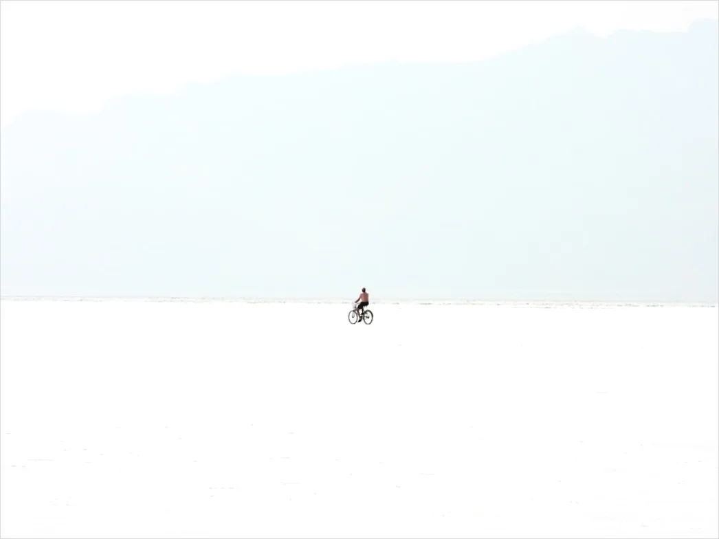 Detail See Winter Eis Schnee Stille Minimalistisch Number 10