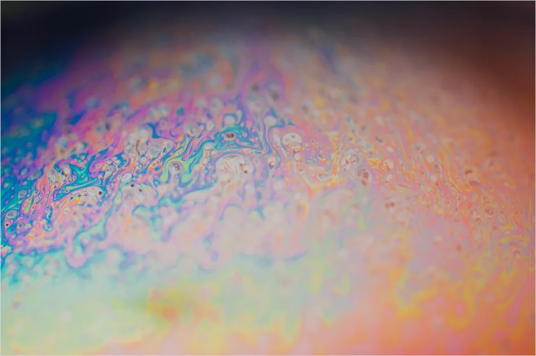 Detail Seifenblasen Makro Nahaufnahme Regenbogen Number 11