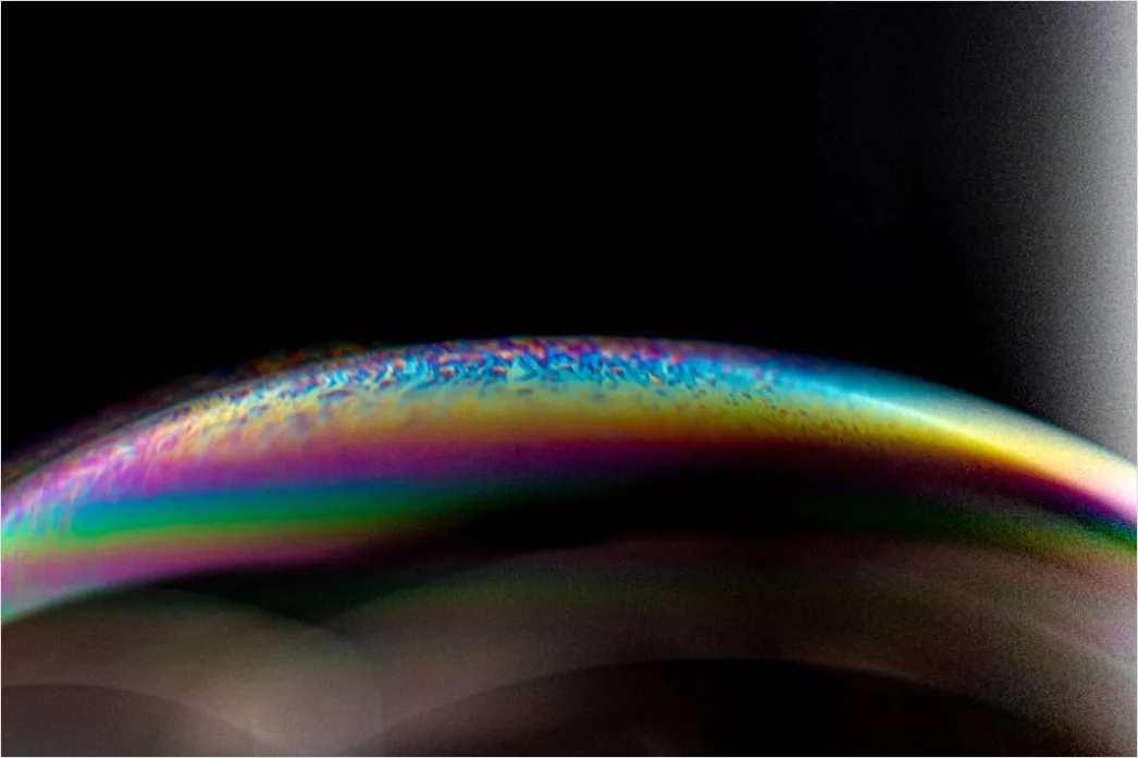 Detail Seifenblasen Makro Nahaufnahme Regenbogen Number 13