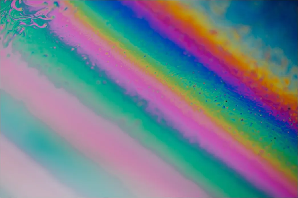Detail Seifenblasen Makro Nahaufnahme Regenbogen Number 6