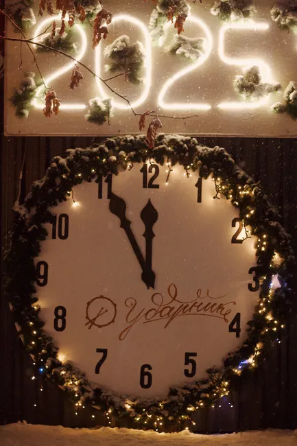 Detail Silvester Countdown Uhr Mitternacht Moment Number 13