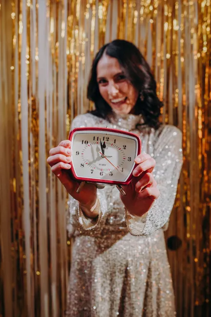 Detail Silvester Countdown Uhr Mitternacht Moment Number 8