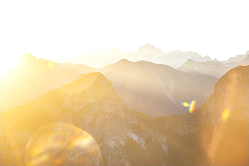 Detail Sonnenuntergang Berge Panorama Golden Number 4