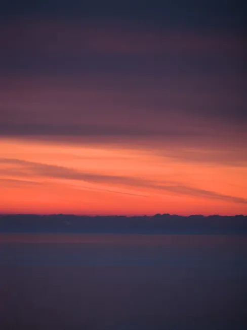 Sonnenuntergang Meer Horizont Orange 74b7