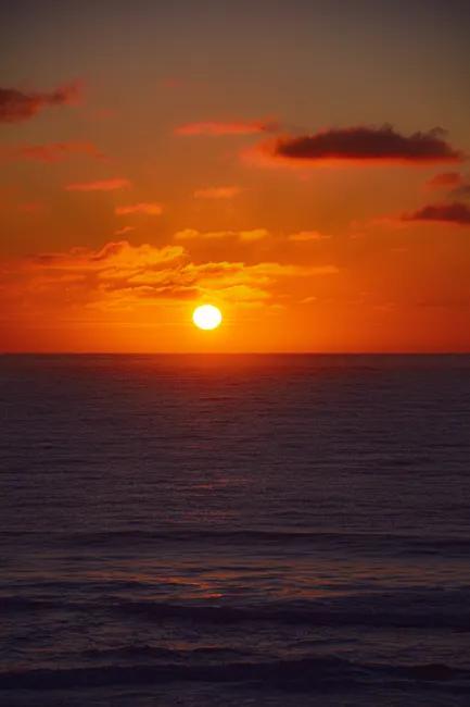 Detail Sonnenuntergang Meer Horizont Orange Number 11