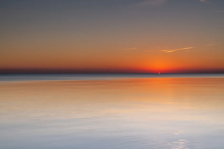 Detail Sonnenuntergang Meer Horizont Orange Number 16