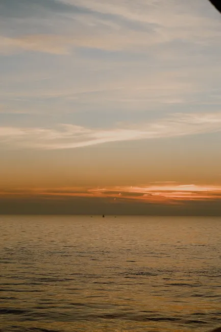 Detail Sonnenuntergang Meer Horizont Orange Number 19