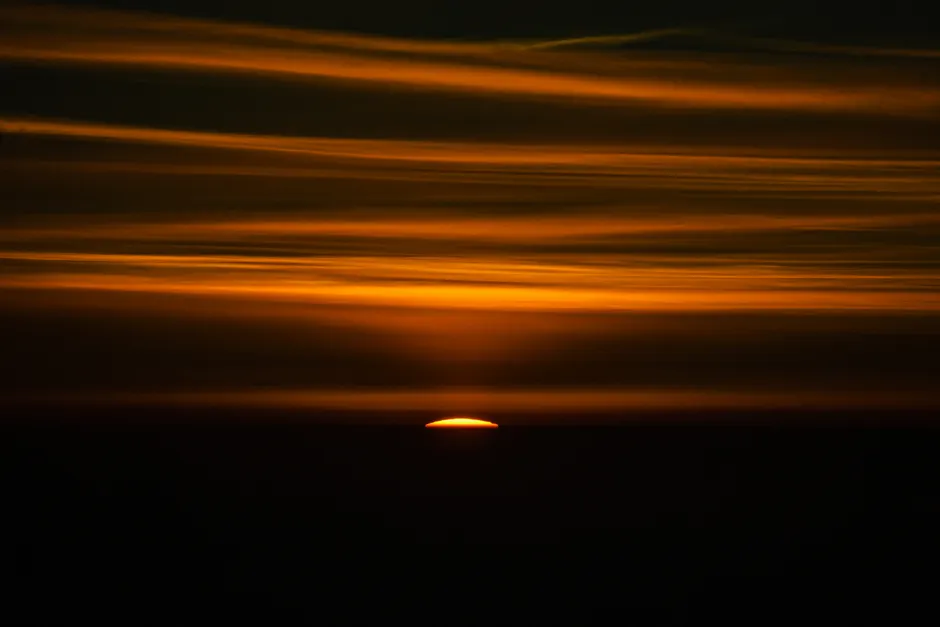 Detail Sonnenuntergang Meer Horizont Orange Number 20