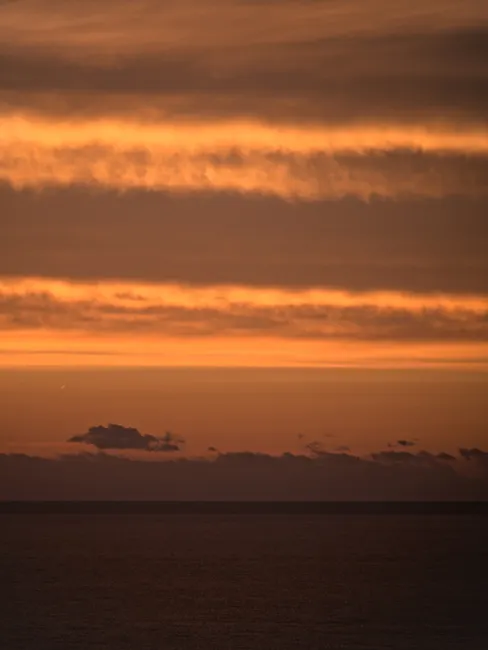 Detail Sonnenuntergang Meer Horizont Orange Number 5