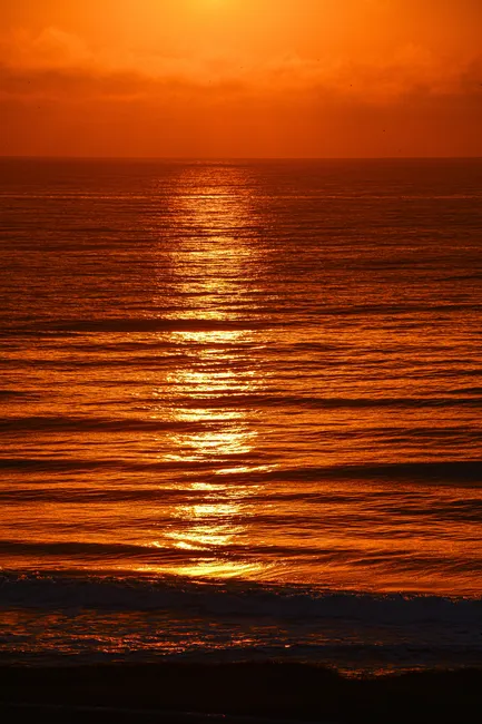 Detail Sonnenuntergang Meer Horizont Orange Number 6