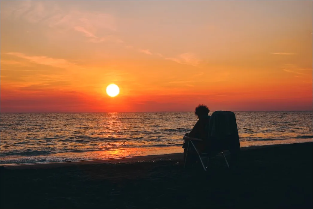 Detail Sonnenuntergang Strand Silhouette Romantisch Number 4