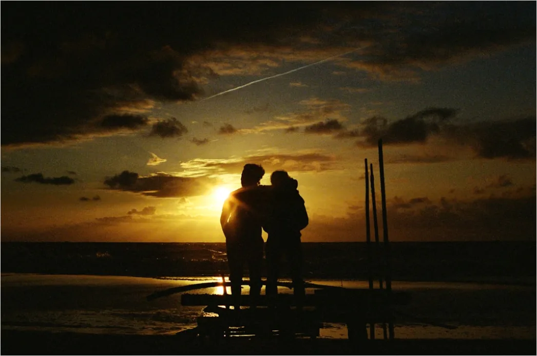 Detail Sonnenuntergang Strand Silhouette Romantisch Number 5
