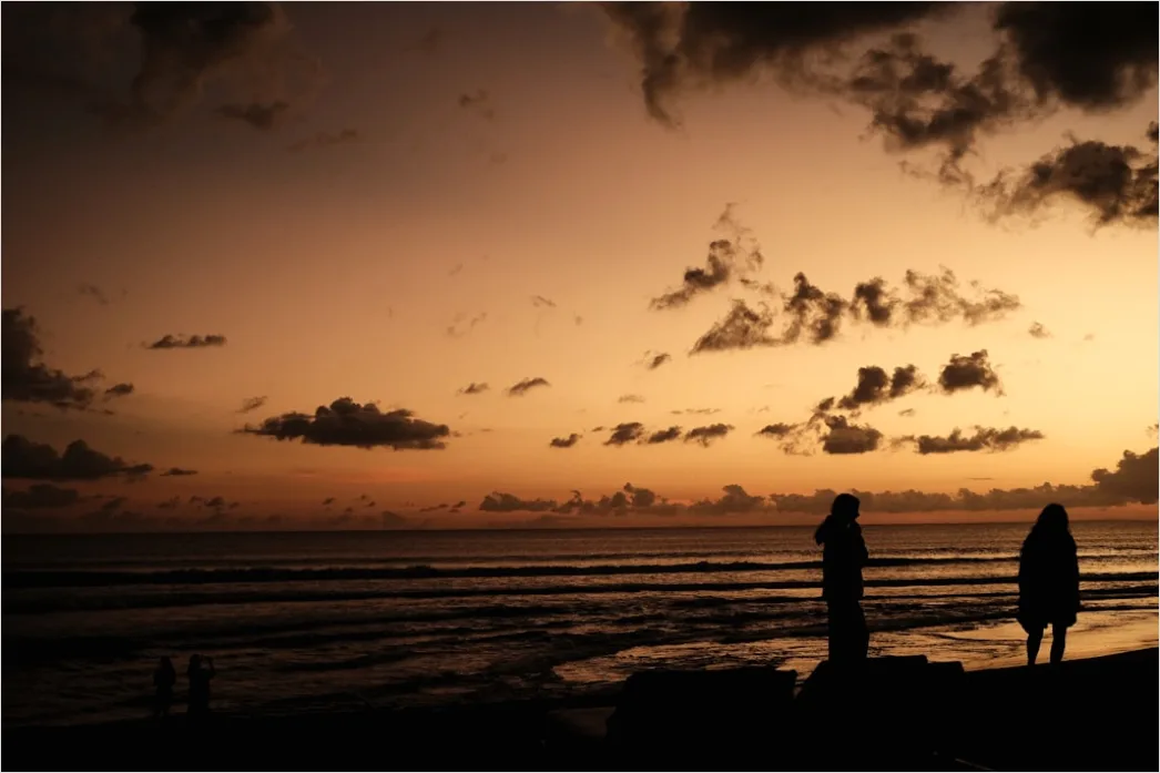 Detail Sonnenuntergang Strand Silhouette Romantisch Number 6