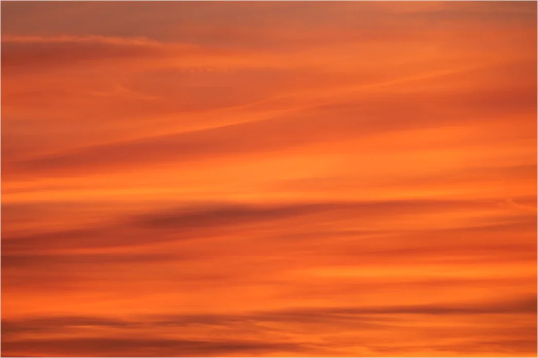 Sonnenuntergang Wolken Farben Orange Lila 950b