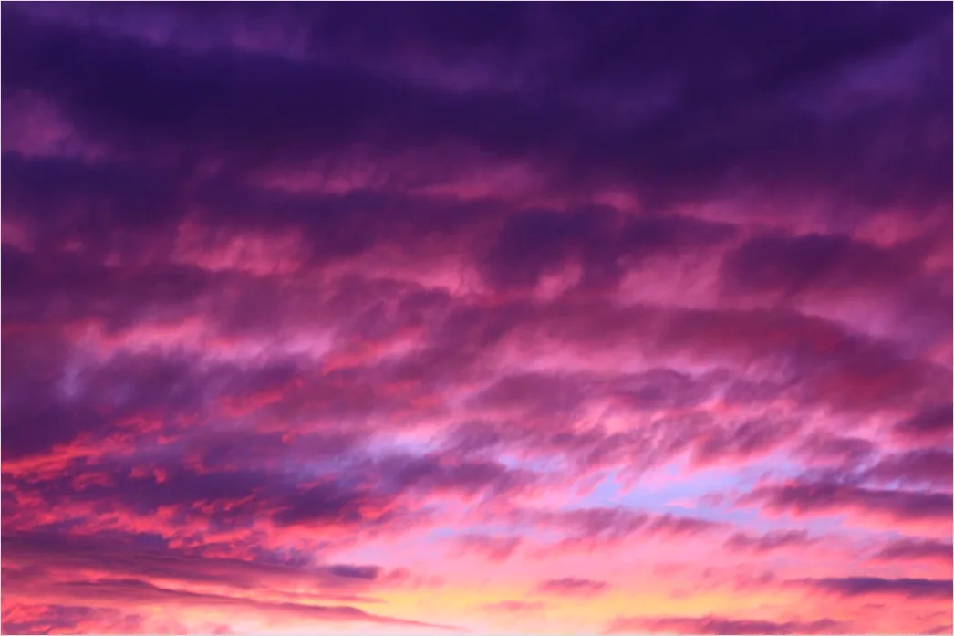 Detail Sonnenuntergang Wolken Farben Orange Lila Number 13