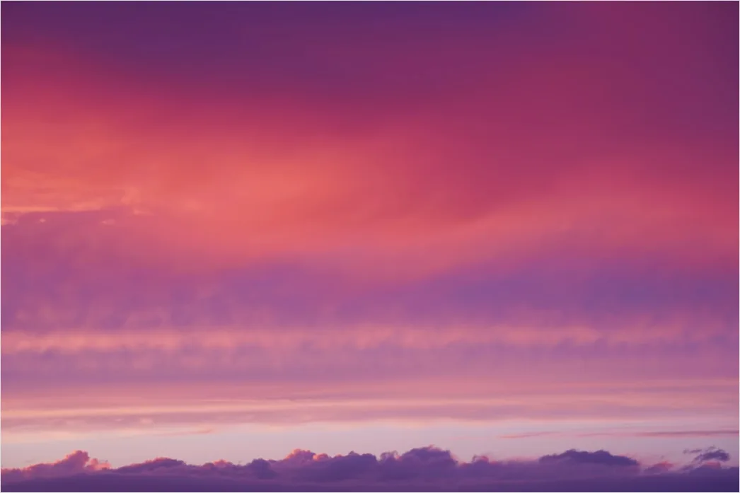Detail Sonnenuntergang Wolken Farben Orange Lila Number 15