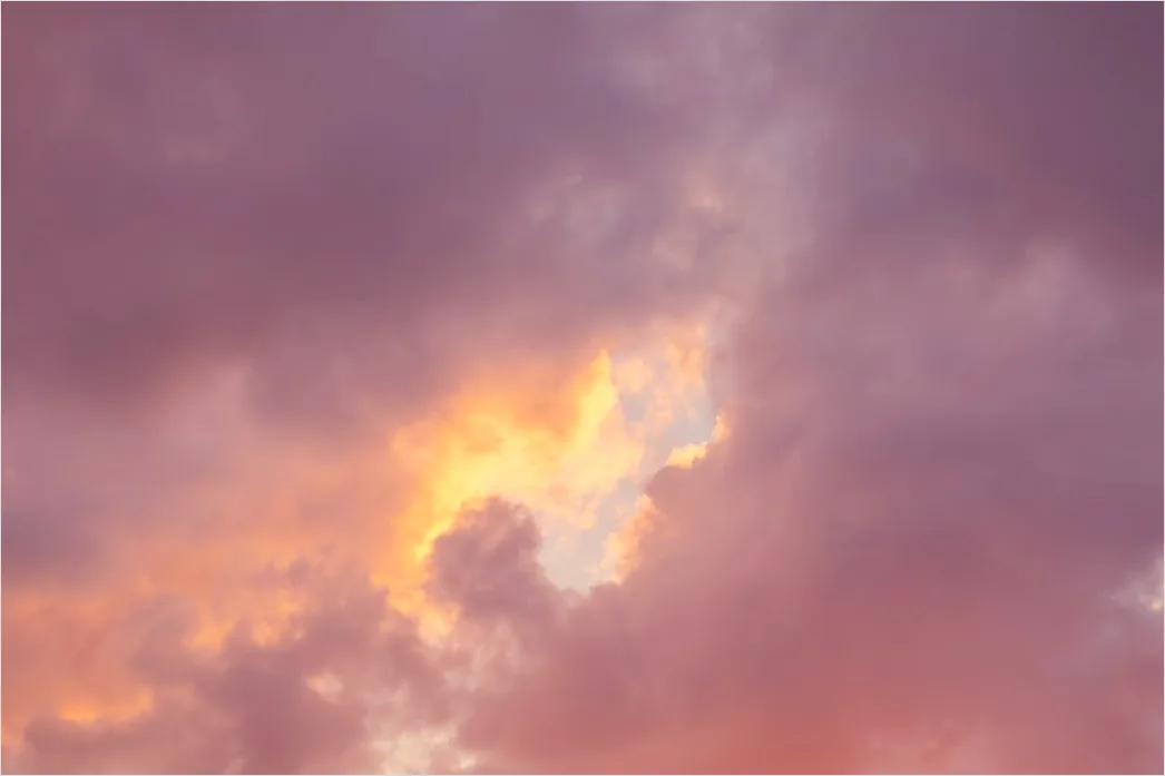 Detail Sonnenuntergang Wolken Farben Orange Lila Number 10