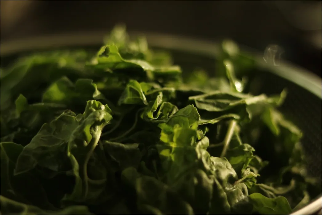 Detail Spinat Erdbeere Salat Nahaufnahme Frisch Number 4
