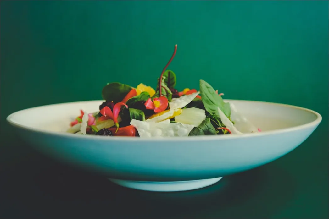 Detail Spinat Erdbeere Salat Nahaufnahme Frisch Number 8