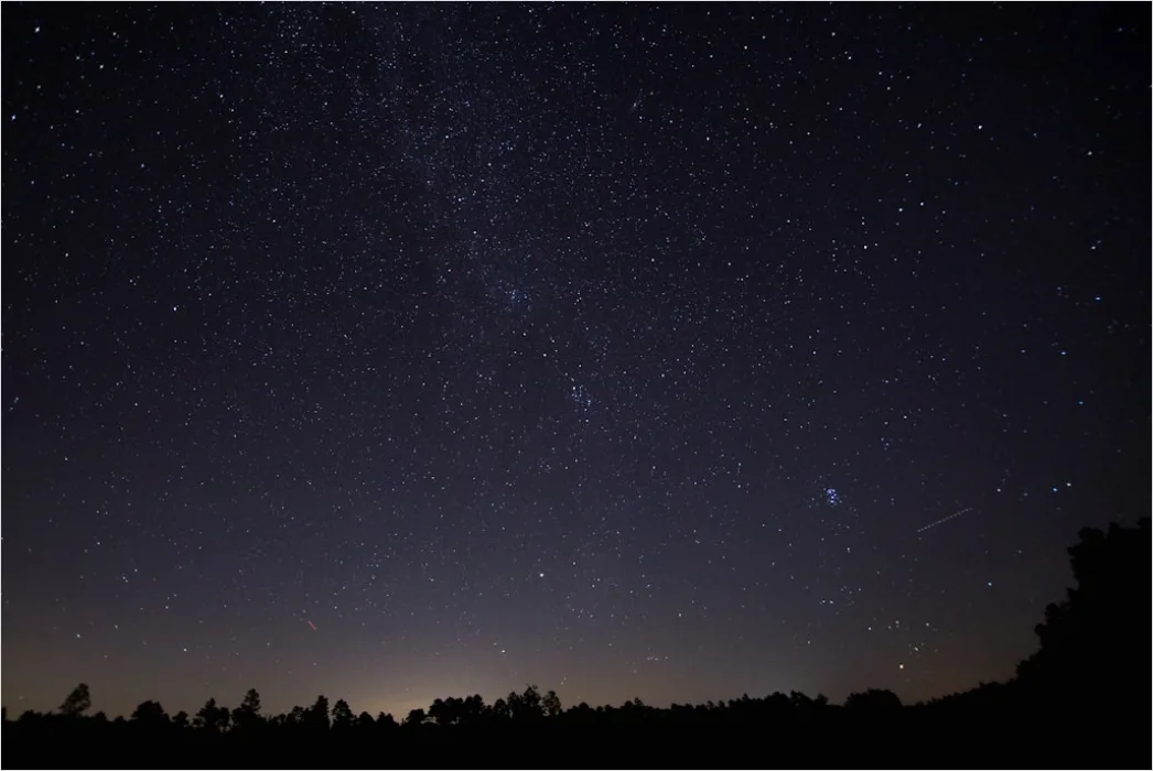 Sternenhimmel Nacht Langzeitbelichtung 792f
