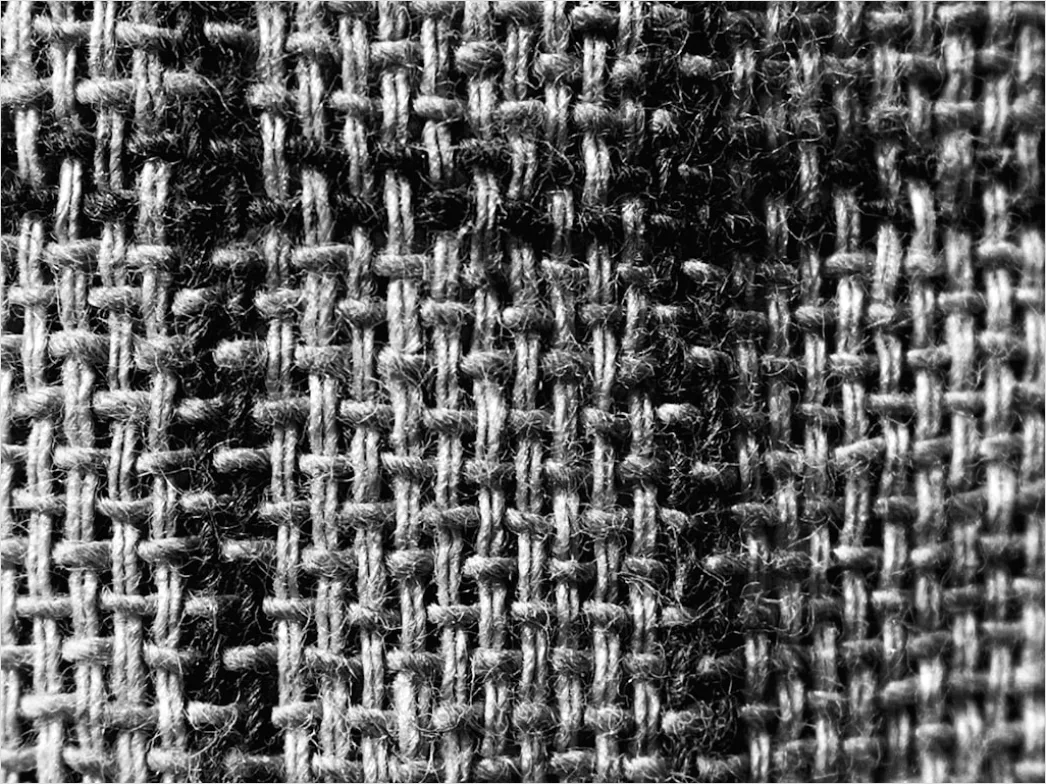 Detail Stoff Textur Makro Nahaufnahme Leinen Number 9