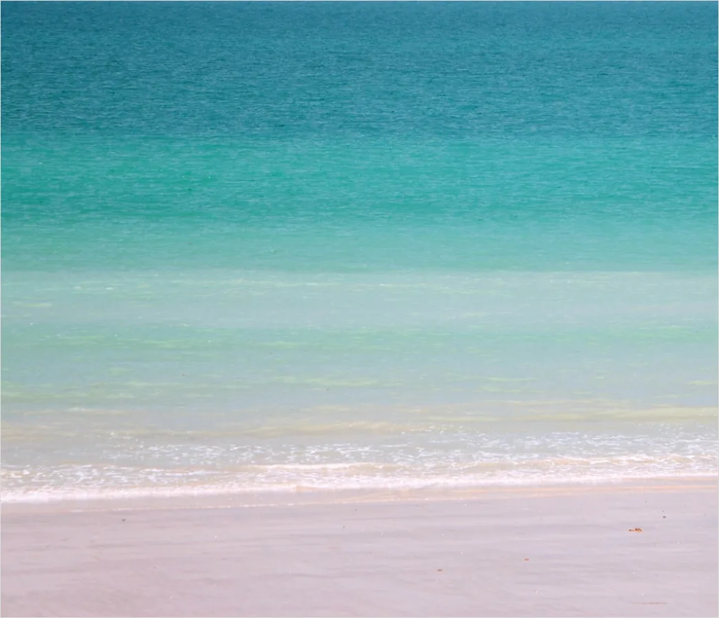 Detail Strand Weißer Sand Türkises Wasser Number 11