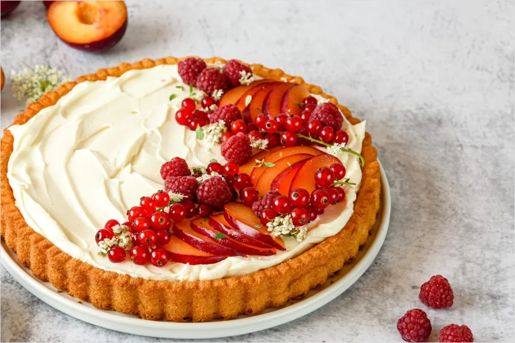 Detail Tarte Obst Nahaufnahme Elegant Number 9