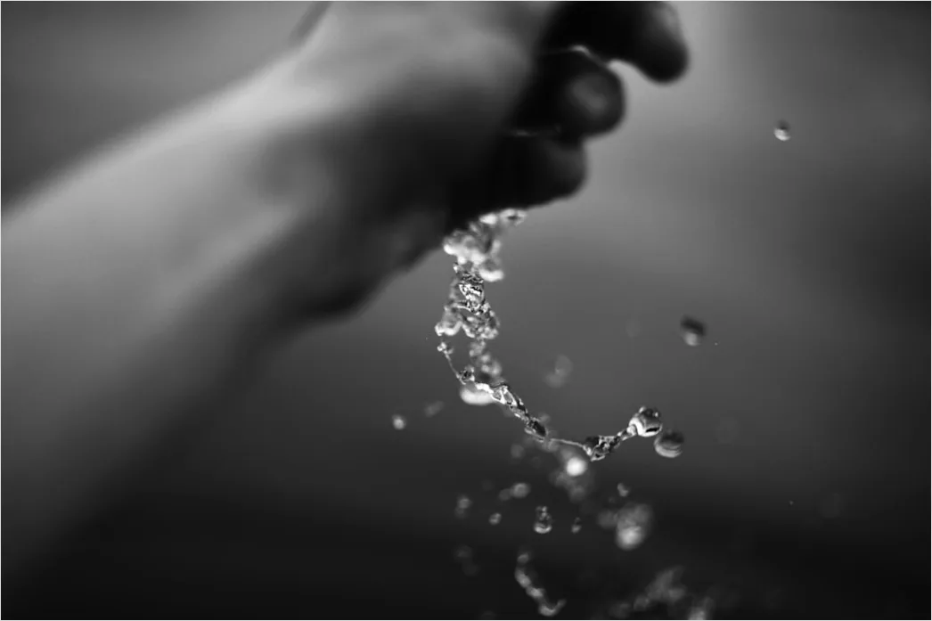 Taufe Kind Wasser Taufen Moment Nahaufnahme D2f5