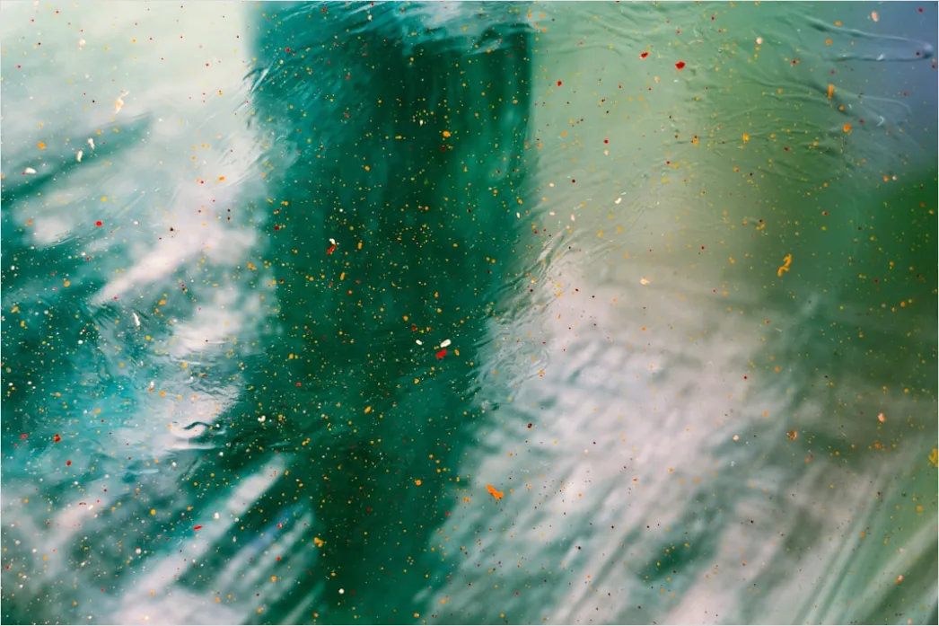 Detail Tinte Im Wasser Makro Nahaufnahme Abstrakt Number 15