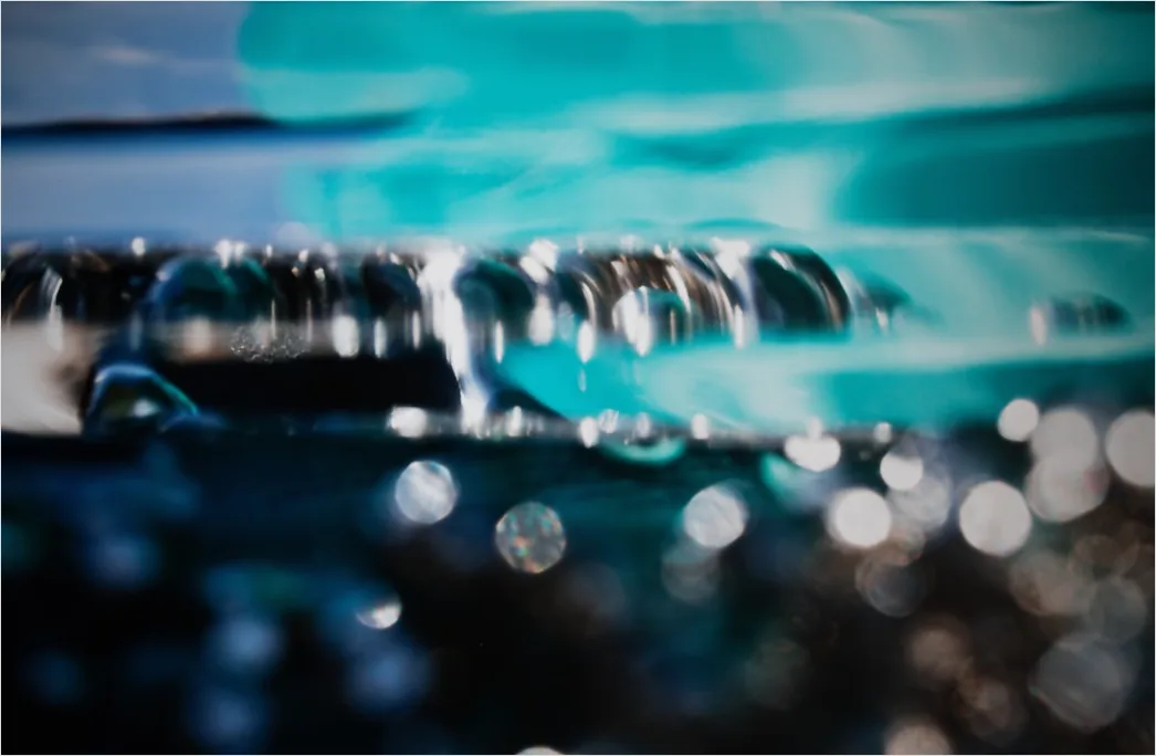 Detail Tinte Im Wasser Makro Nahaufnahme Abstrakt Number 7