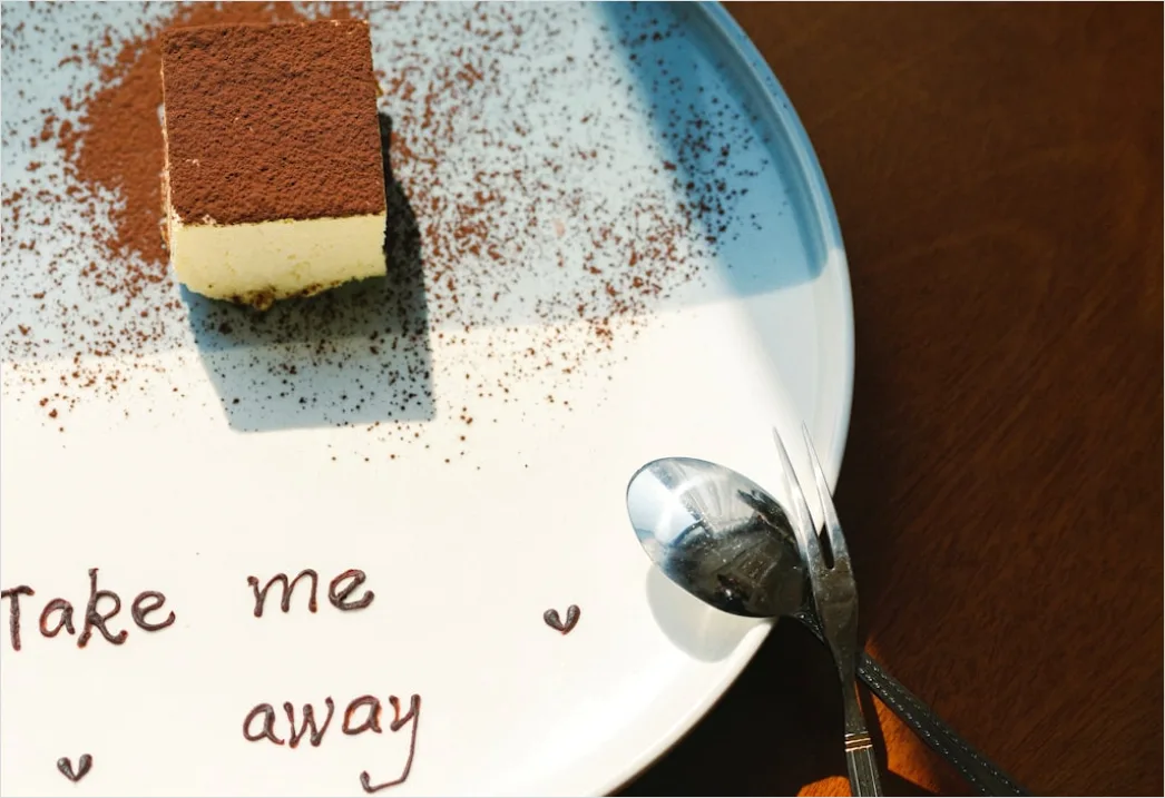 Detail Tiramisu Portion Nahaufnahme Elegant Dessert Number 15