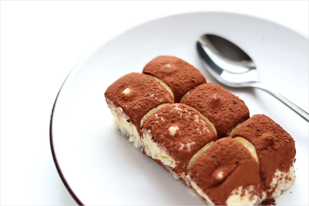 Detail Tiramisu Portion Nahaufnahme Elegant Dessert Number 10