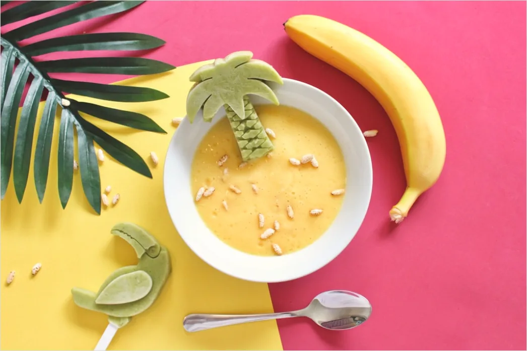 Detail Tropical Smoothie Bowl Bunt Draufsicht Number 12