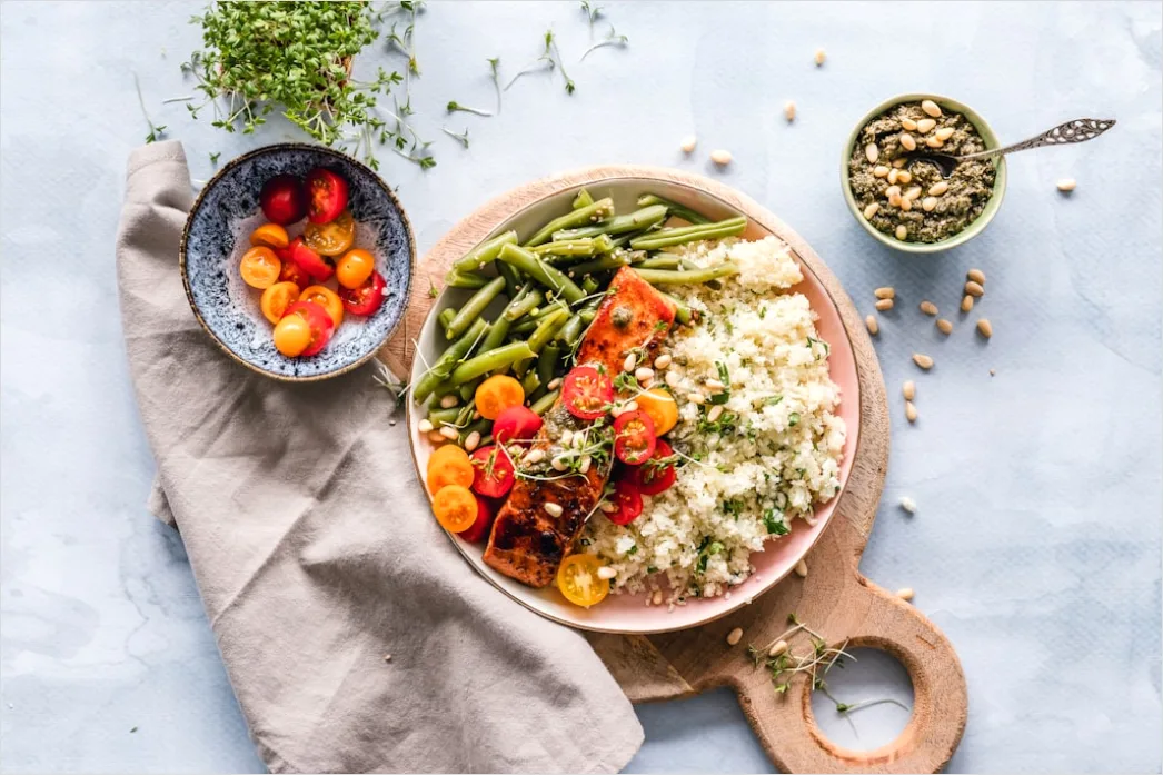 Detail Vegane Bowl Quinoa Gemüse Draufsicht Number 4