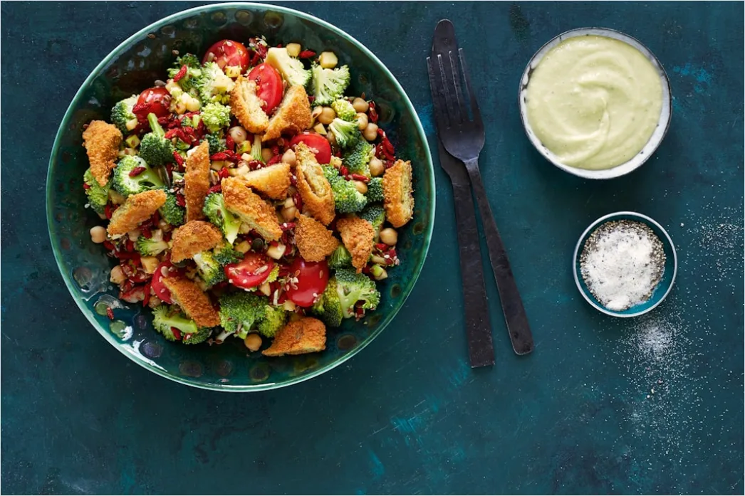 Detail Vegane Bowl Quinoa Gemüse Draufsicht Number 6