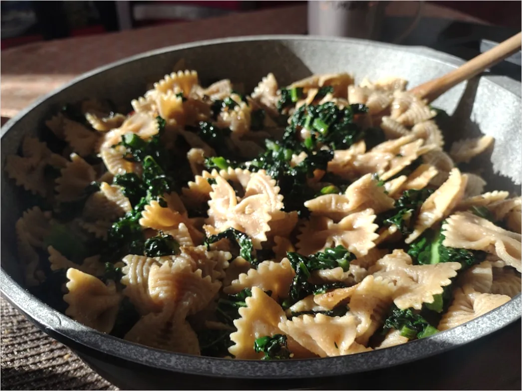 Detail Vegane Pasta Nahaufnahme Teller Frisch Number 16