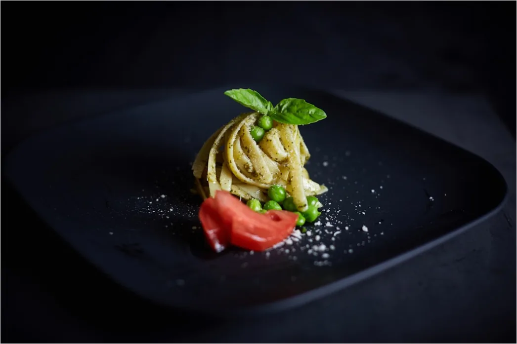 Detail Vegane Pasta Nahaufnahme Teller Frisch Number 18