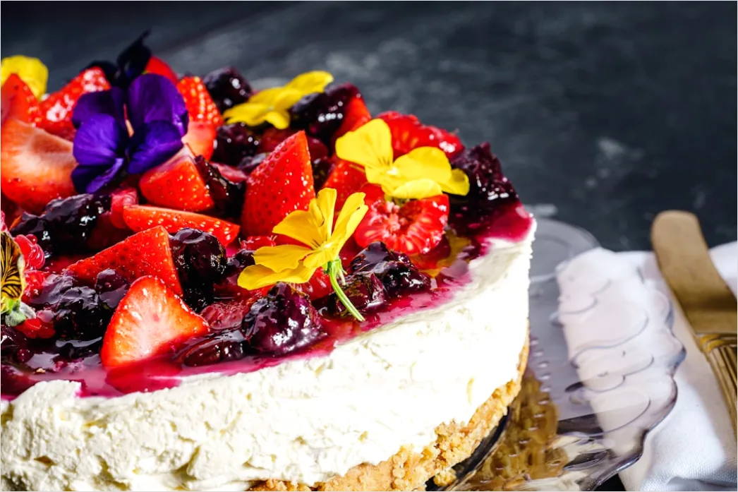 Detail Veganer Cheesecake Nahaufnahme Dessert Number 3