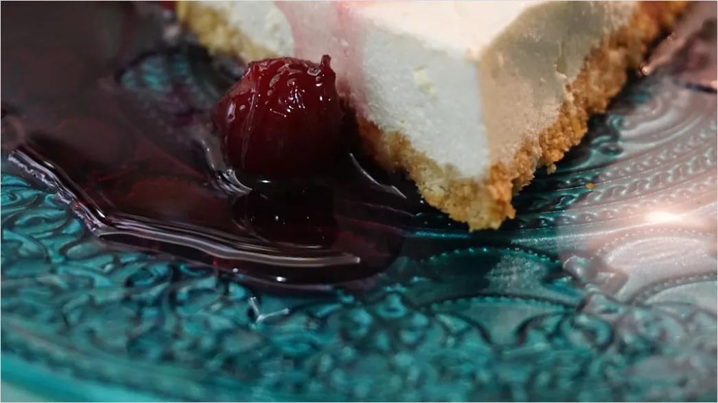 Detail Veganer Cheesecake Nahaufnahme Dessert Number 5