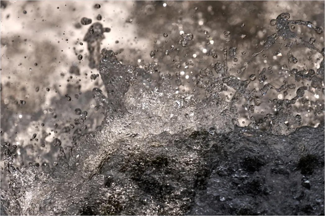 Detail Wasser Spritzer Makro Nahaufnahme High Speed Number 11