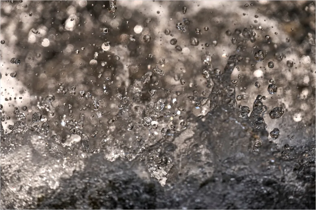 Detail Wasser Spritzer Makro Nahaufnahme High Speed Number 14
