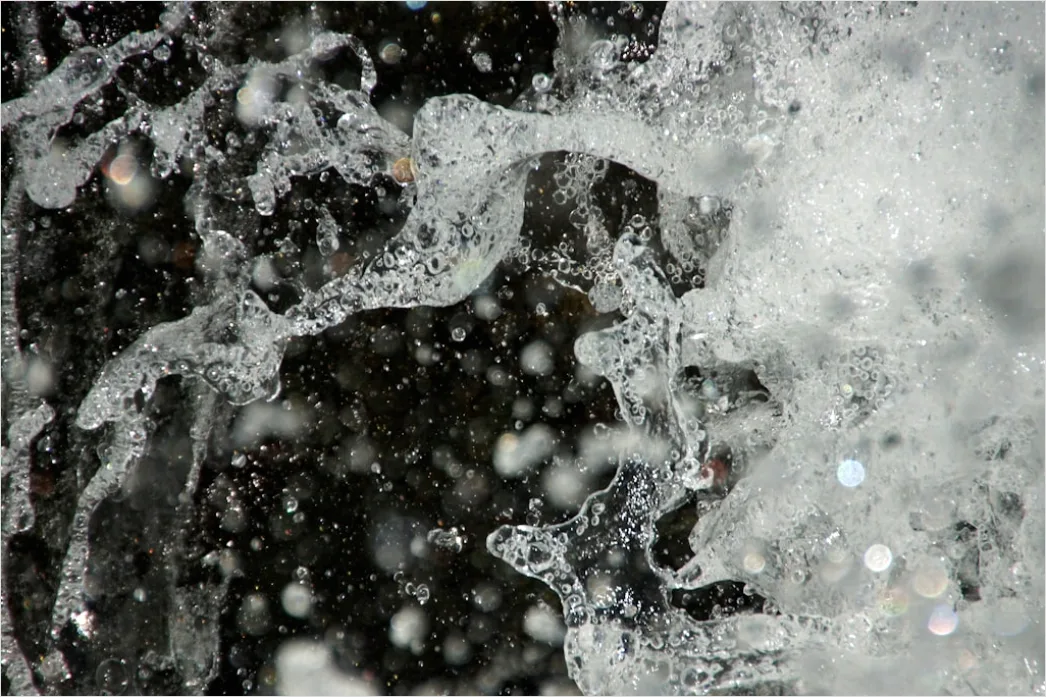 Detail Wasser Spritzer Makro Nahaufnahme High Speed Number 6